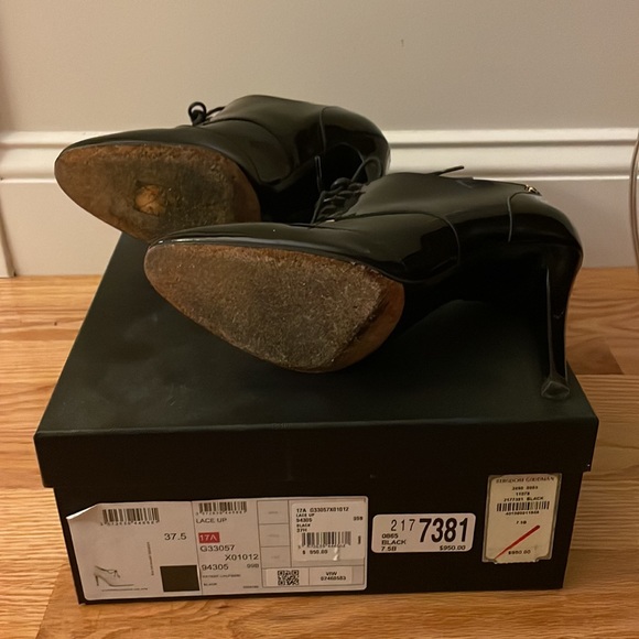 Chanel black patent leather booties - Picture 3 of 5